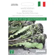 Johnsons World Kitchen Broccoli Purple Sprouting Extra Early Seeds