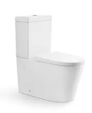 710*390*830mm Poseidon Avery Box Rim Gloss White Back To Wall Toilet