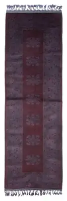 Vintage Hand-knotted Runner Rug 2'10" x 9'2" Traditional Wool Carpet