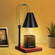 Candle Warmer Lamp, Electric Candle Wax Warmer Lamp with Timer & Dimmer, Height Adjustable Scented Candles, Candle Warmer with 2*50W Bulbs for Home Decor.