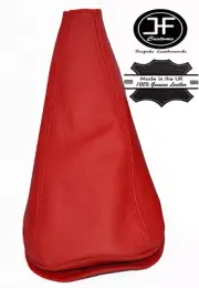 RED LEATHER FITS MINI COOPER CLASSIC MORRIS UP TO 2000 GEAR STICK GAITER