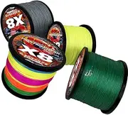 LLEIIshen 4/8 Strands Braided Line Lure Line Sea Fishing Pe Fiber Wires Fishing Cords 10 40 50 60LB 0.11-0.5mm 100Meter/1341