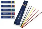 STAEDTLER Mars Lumochrom 2mm Drawing Leads - Boxes of 12 Leads in 6 Colours