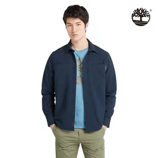 Timberland 男款深藍色TIMBERCHILL吸濕透氣襯衫外套|A68BN433