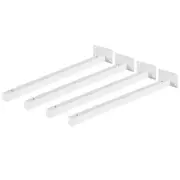 Floating Shelf Brackets, 4pcs 16"(400mm) Wall Mounted Shelf Supports, White