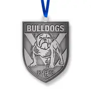 Canterbury Bulldogs NRL Metal Christmas Tree Ornament Decoration