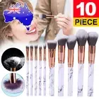 10pcs Professional Makeup Brush Set Foundation Blusher Cosmetic Make Up Brushes