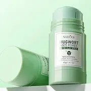 Wormwood Skin Cleansing Mud Stick, 40 g, Deep Oil Control, Suitable for variousskin types