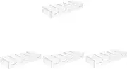 Abaodam Pcs Box Portable Poker Chip Box Acrylic Poker Chip Tray Multi-Grid Coin Storage Organizer