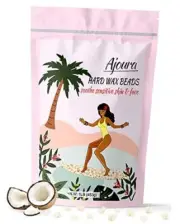 1lb Refill Wax Beans for Hair Removal Kit, Brazilian Coarse Waxing Off-white