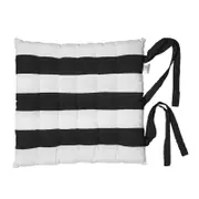RANS Alfresco Stripe Black Chair Pad