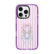 iPhone 16 Pro Impact Case Ribbons & Stripes Petite