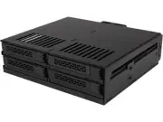 ICY DOCK MB324SP-B ExpressCage 4 x 2.5" SAS/SATA HDD Hot Swap Mobile Rack
