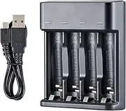 4 Slot Battery Charger for AA/AAA Batteries NiMH Battery Charger USB Universal Rechargeable Battery Charger