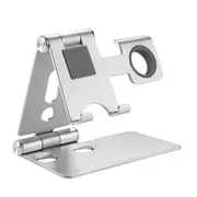 Brateck 2 in 1 Foldable Cell Phone and Smartwatch Stand ,Apple Watch Series 5/4/3/2/1,Apple Watch Studio/Herm