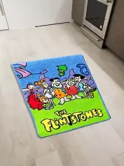 The Flintstones Cartoon Floor Mat Area Runner Rug Living Room Modern Wool Carpet