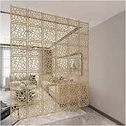 Hanging Room Divider, 5mm Thick Privacy Screen Divider Panels, Home Partition Decor Panels Partition Separation Wall for Bedroom Office(Yellow-A,20pcs)