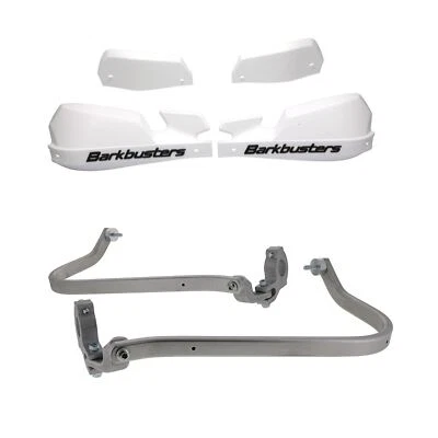 BarkBusters VPS White Handguard & Two Point Mount Yamaha XT660R 2004 - 2017