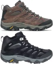Merrell Moab 3 Mid Gore-Tex Outdoor Hiking Athletic Trainers Shoes Boots Mens