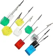 Cube Resin Base Memo Holder Photo Clip Paper Clip Wire Base Random Set