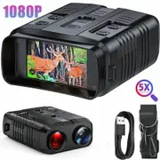 4K Night Vision Binoculars with Infrared Thermal Imaging, LCD Screen, and Digital Hunting Infrared Scope for Outdoor Activities