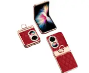 044 Phone Case Ring Anti Drop Protective Case Suitable for Huawei P50Pocket