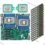 Supermicro H12DSI-N6 Motherboard With 2x AMD EPYC 7542 CPU+ 8x64 GB 2666MHz RAM