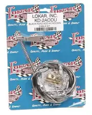 Lokar Hi-Tech Kick Down Kit Braided Stainless Steel Housing for Ford AOD LK-KD-2