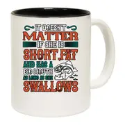 Fishing It Doesnt Matter If She Is Short Fat And Has A Big Mouth Mug Cup