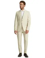 [Oxford] Byron Linen Jacket in Stone