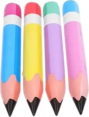 HOMOBABE 4pcs Inflatable Crayon Balloons Crayon-Shaped Party Decorations for Birthdays School Events and Celebrations Fun and Eye-catching Party Favors