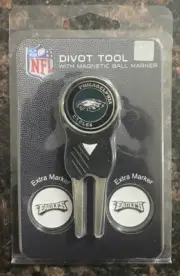 NFL Philadelphia Eagles Golf Divot Tool with Magnetic Ball Marker