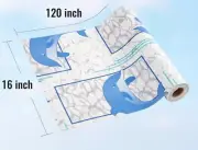 3 ROLLS Shelf and Drawer Liner for Ktichen Cabinet, Non Adhesive Non Slip Shelf