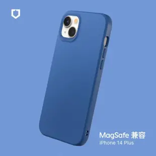 【RHINOSHIELD 犀牛盾】iPhone 14 Plus 6.7吋 SolidSuit MagSafe兼容 超強磁吸手機保護殼(經典防摔背蓋殼)