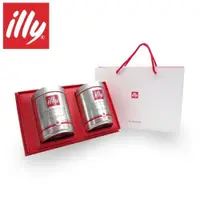 在飛比找ETMall東森購物網優惠-【illy】意利尊榮咖啡禮盒(中培咖啡豆250g二罐組)