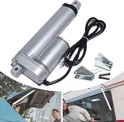 24V Linear Actuator Motor, Heavy Duty Stroke Linear Actuator(50-400mm), Max Load 1000N | Quiet: Decibel <42dB | Current + Overload Protection, Electric Windows,250mm