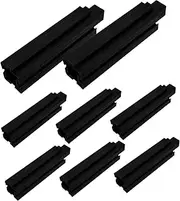 Totority 8Pcs Plastic Garden Planter Legs for Elevated DIY Planter Bed Easy Assembly Aesthetic Design for Outdoor Garden Balcony Vegetable Box Replacement Feet