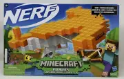 2021 Hasbro Mojang Nerf Minecarft Pillager's 3 Dart Capacity Firing Crossbow NEW