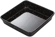 MASTERPRO MPVITHB13 Roasting Pan, Carbon Steel/Vitreous Enamel/Black