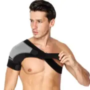 Adjustable Shoulder Support Brace Compression Strap Heat Patch Protection Sports