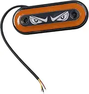 Vsenkes Side Marker Light 12V/24V Stylish Super Bright Waterproof Warning LED Flashing Light for Motorcycles Tractors, Orange
