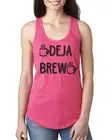 DEJA BREW Coffee Lover Latte Mocha Macchiato Grande Women's Racerback Tank Top