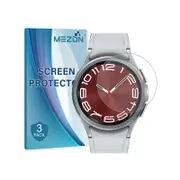 3 Pack MEZON Samsung Galaxy Watch6 Classic (43 mm) Ultra Clear TPU Film Screen Protectors