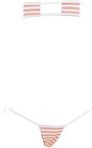 [YUHEXM] Women's Sexy Micro Bikini Suit Anime Bikini Cosplay Lingerie Kawaii Bra and Panty Set Cute
