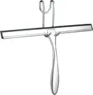 12.3-Inch Shower Squeegee with Hook Stainless Steel Bathroom Window Squeegee Cle