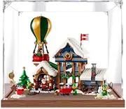 Display Case Storage Box for Lego Santa's Post Office 10339_Black Base ONLY