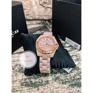Coach山茶花陶瓷女錶 手錶 精品錶  精品手錶