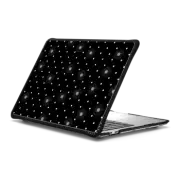 MacBook Pro 13-inch (M1 / M2 / Intel) Impact Case Black Daisies Spot