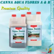 Premium Quality Canna Aqua Flores A & B 1L Pack Hydroponics Grow Nutrient Kit