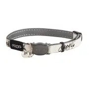 Rogz Glowcat Collar Black Jumping Cat